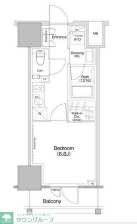ザ・パークハビオ板橋区役所前の物件間取画像